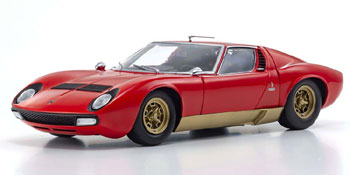 Lamborghini Miura P400Sv Red / Gold(Kyosho Original) 람보르기니 미우라 P400Sv 교쇼  오리지날]