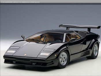 Lamborghini Countach 25Th Anniversary Edition/Black(Auto Art) 람보르기니 카운타크  25주년기념에디션 오토아트컬렉션]