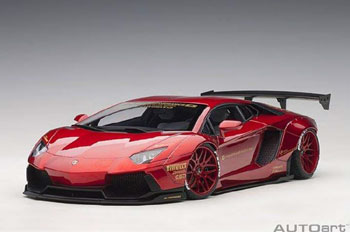 Libertywalk Lb-Works Lamborghini Aventador/Metallic Red(Auto Art)리버티 워크 Lb  람보르기니 아벤타도르 ]
