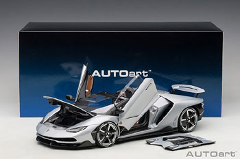 Lamborghini Centenario Roadster Argento Centenario/Matt Metallic  Silver(Auto Art) 람보르기니 센테나리오 로드스터 오토아트 컬렉션 ]